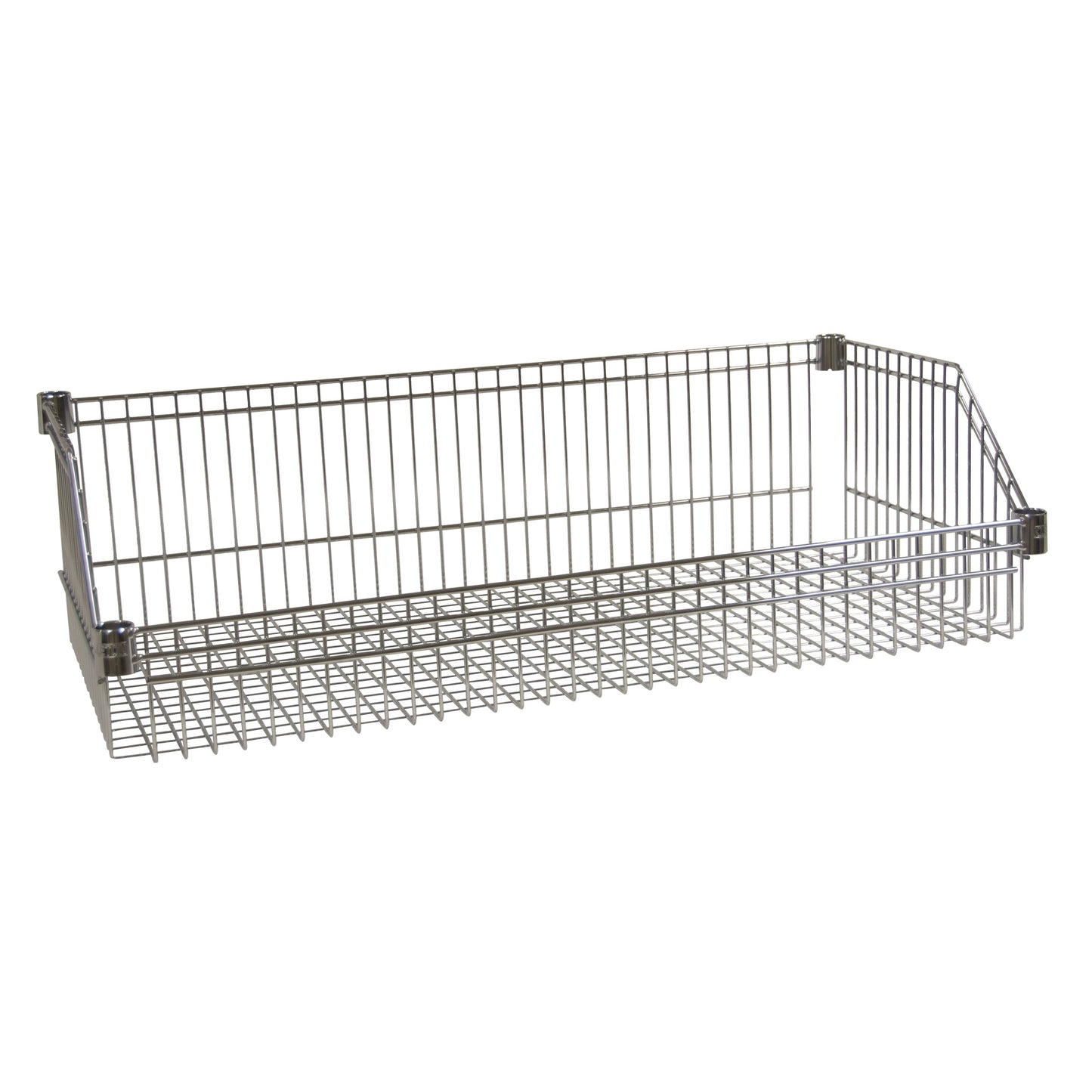 Wire Basket Shelf, 18" W x 36" D, 400 lbs. Capacity