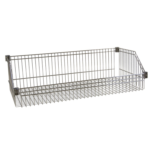 Wire Basket Shelf, 18" W x 36" D, 400 lbs. Capacity