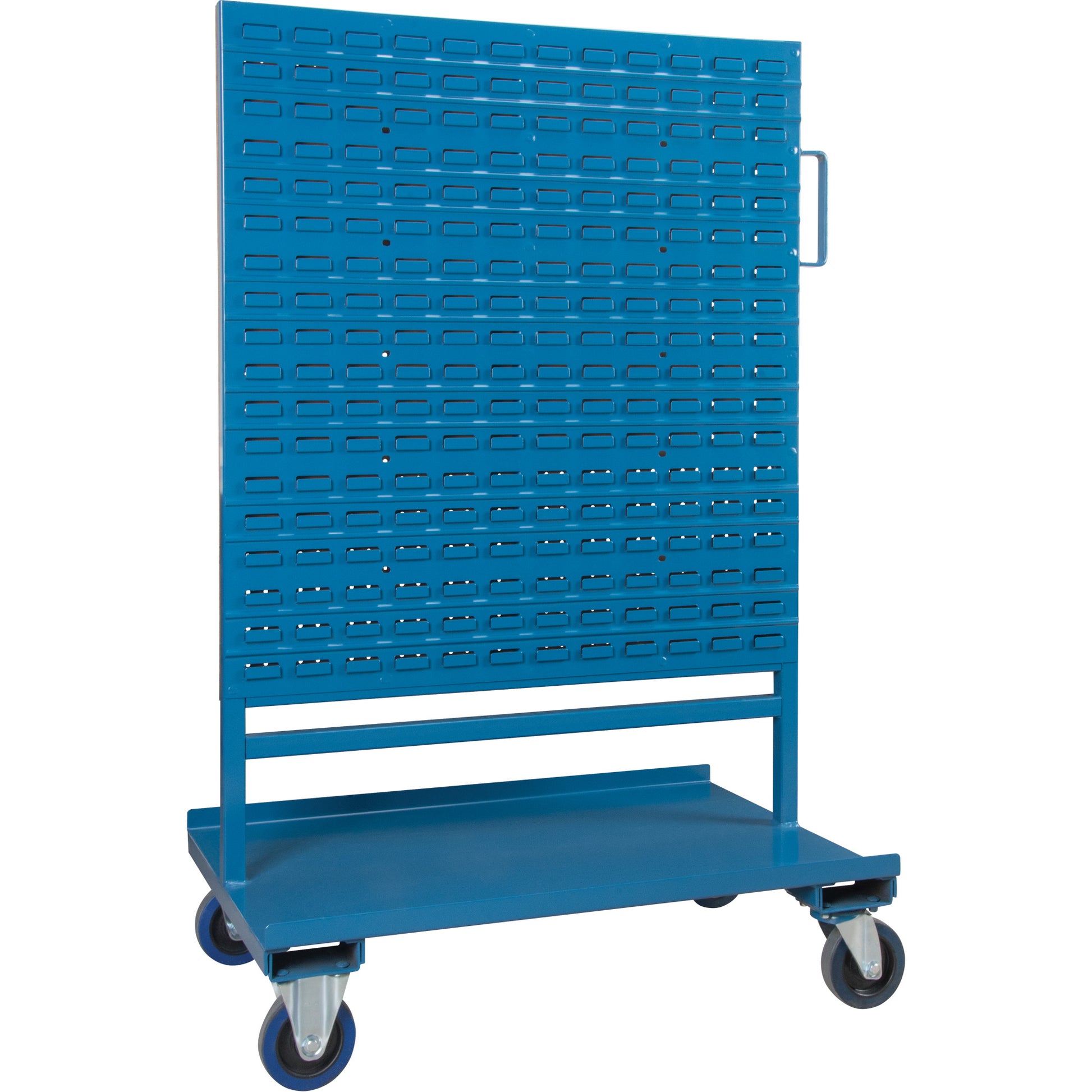 Bin/Pegboard Combo Rack, Double-sided, 38" W x 24-1/2" D x 55" H