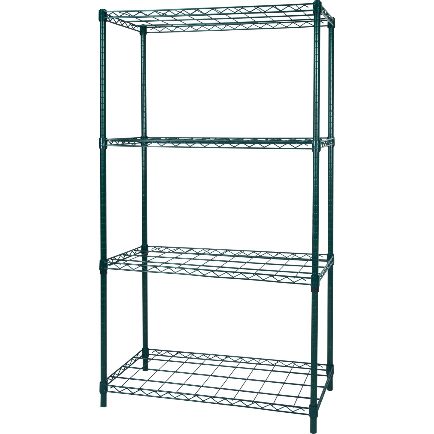 Dry Rack Shelving, 4 Tiers, 48" W x 63" H x 24" D