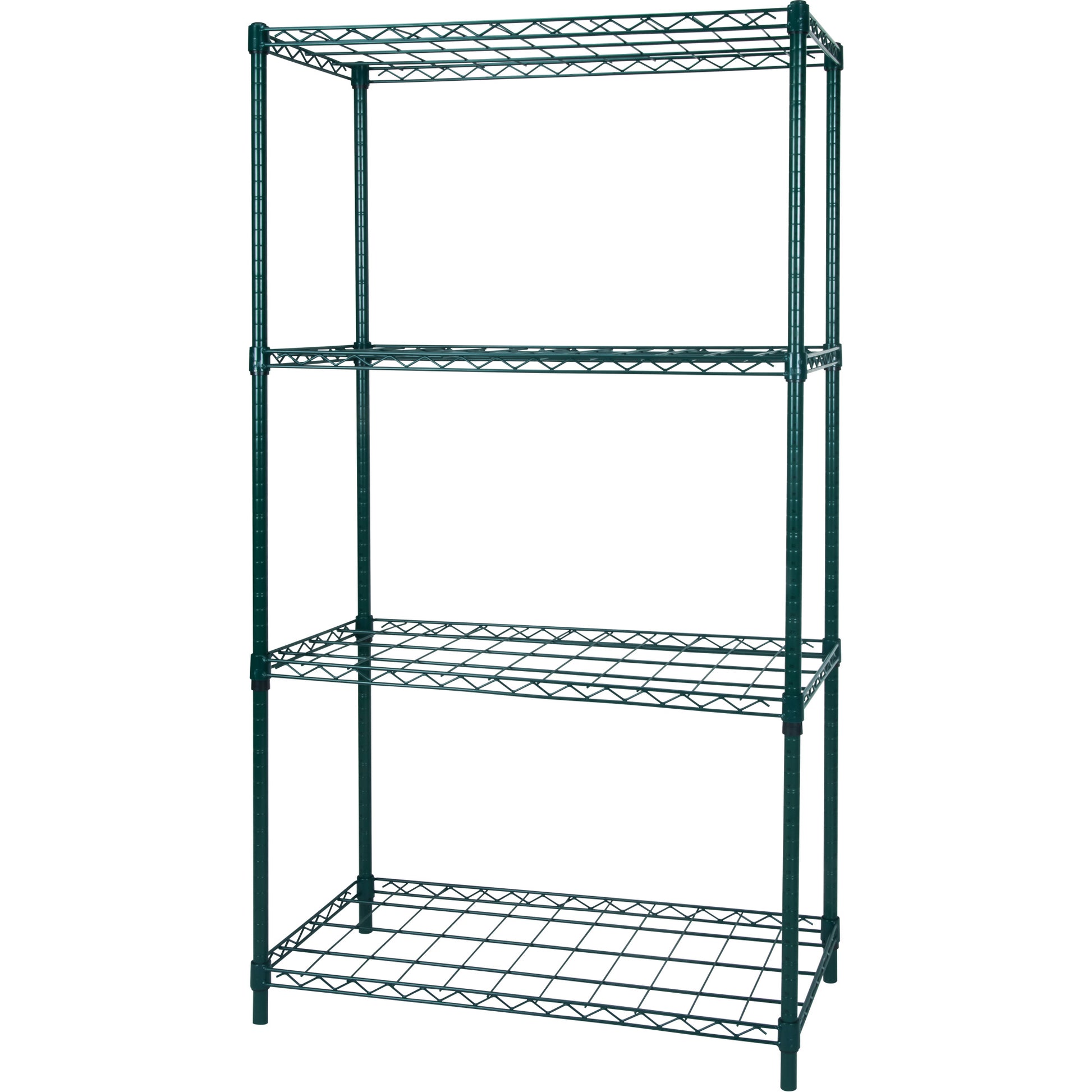 Dry Rack Shelving, 4 Tiers, 48" W x 63" H x 24" D