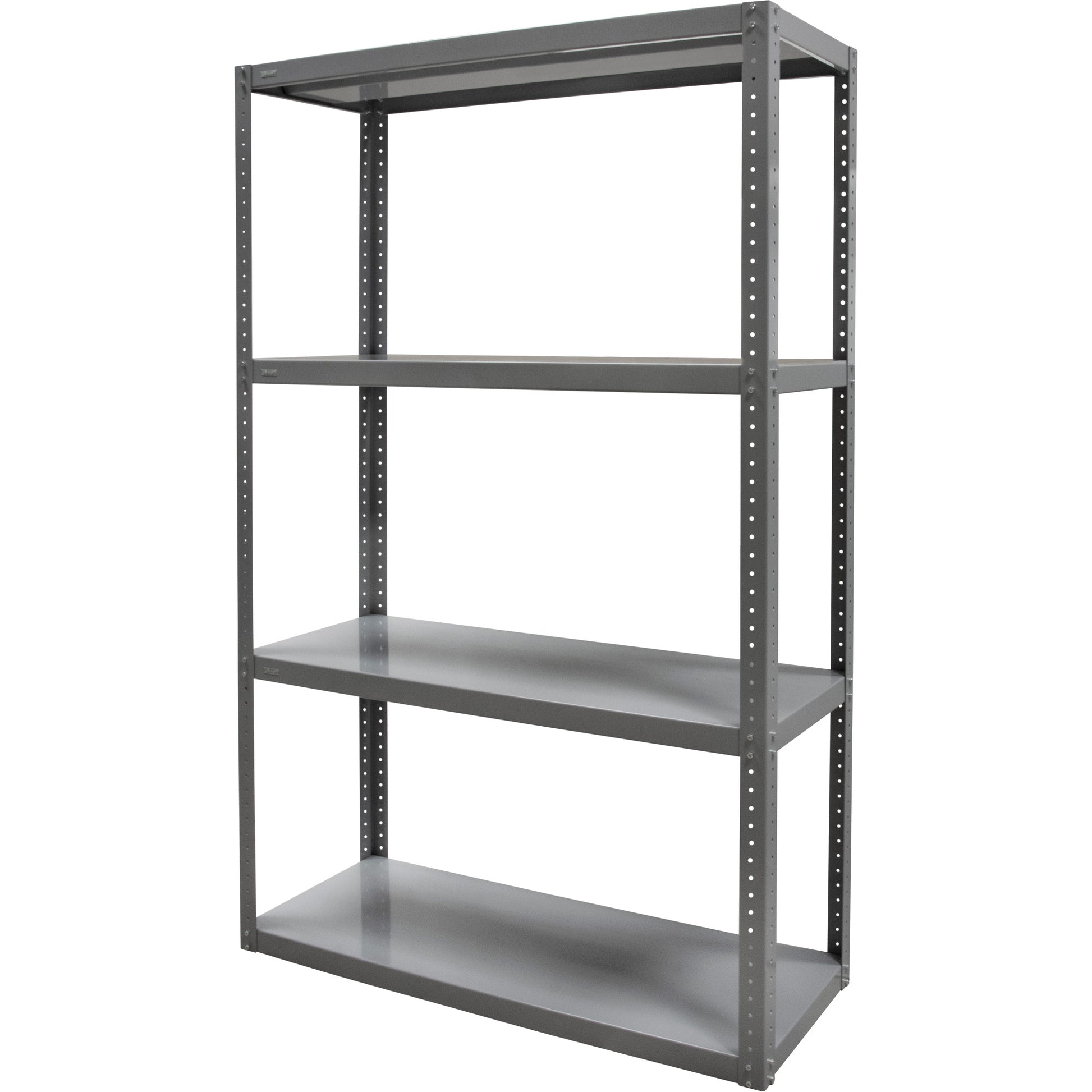 Heavy-Duty Shelving, Steel, Bolted, 3001 lbs. Capacity, 60" W x 72" H x 24" D