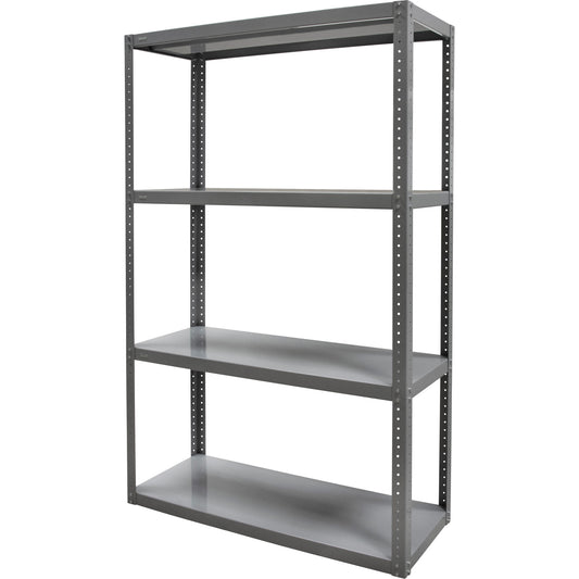 Heavy-Duty Shelving, Steel, Bolted, 3001 lbs. Capacity, 60" W x 72" H x 24" D