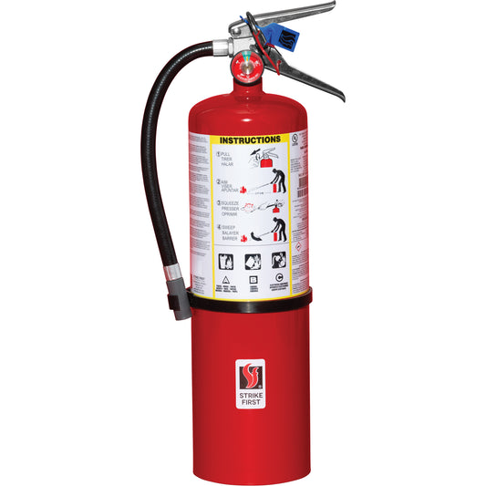 Strike First Corporation Fire Extinguisher, ABC, 10 lbs. Capacity