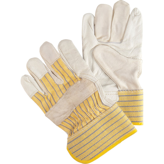 Zenith Safety Products Abrasion-Resistant Fitter's Gloves, Large, Grain Cowhide Palm
