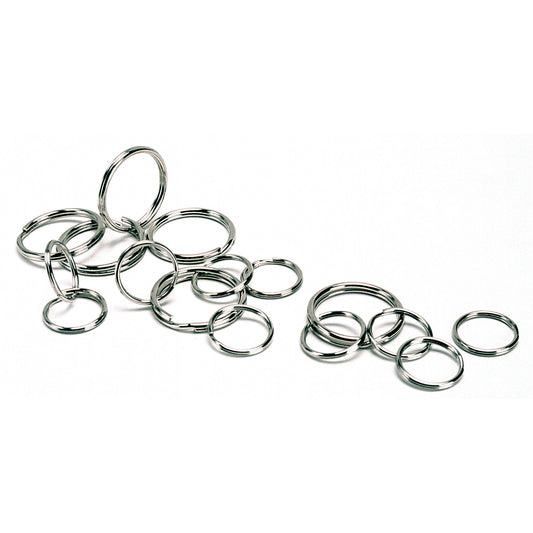 Split Key Rings, 1-1/2", Steel