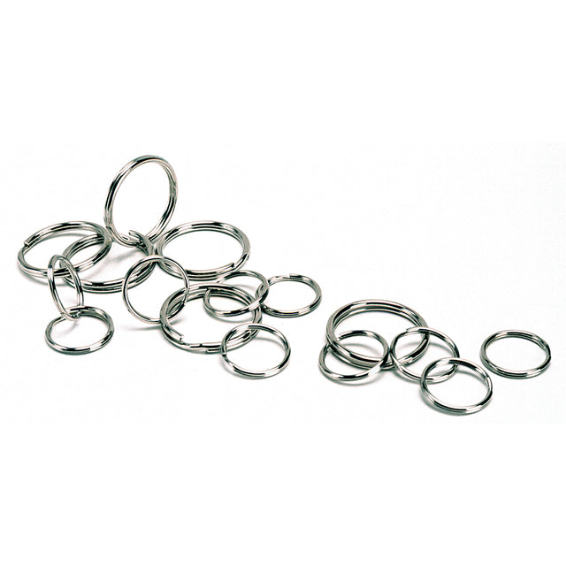 Split Key Rings, 1", Steel