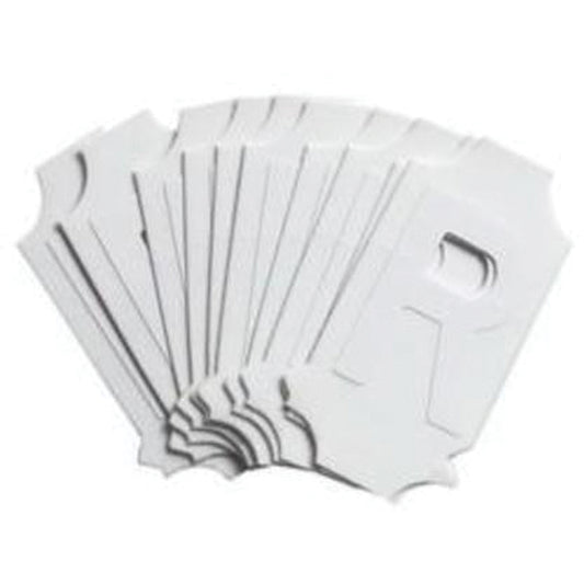 Brady Quick-Align® Individual Gothic Number & Letter Labels, R, 4" H, White