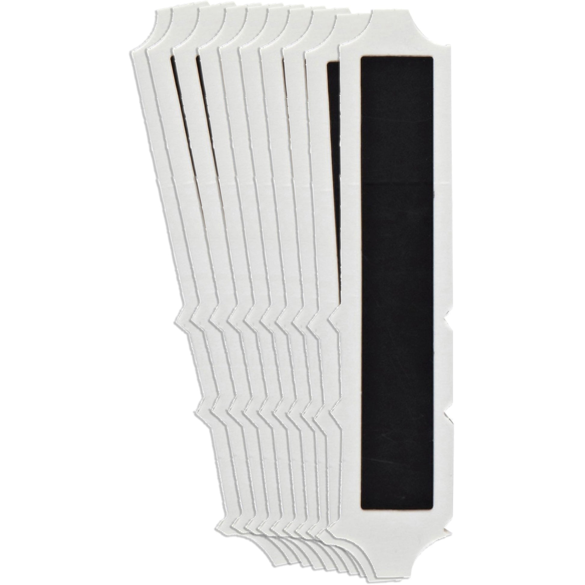 Brady Quick-Align®Individual Gothic Number and Letter Labels, I, 6" H, Black