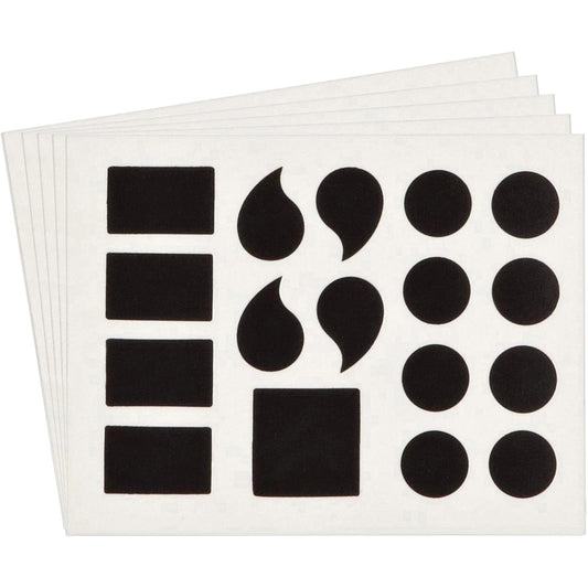 Brady Quick-Align® Individual Gothic Number & Letter Labels, Assorted Punctuation, 6" H, Black