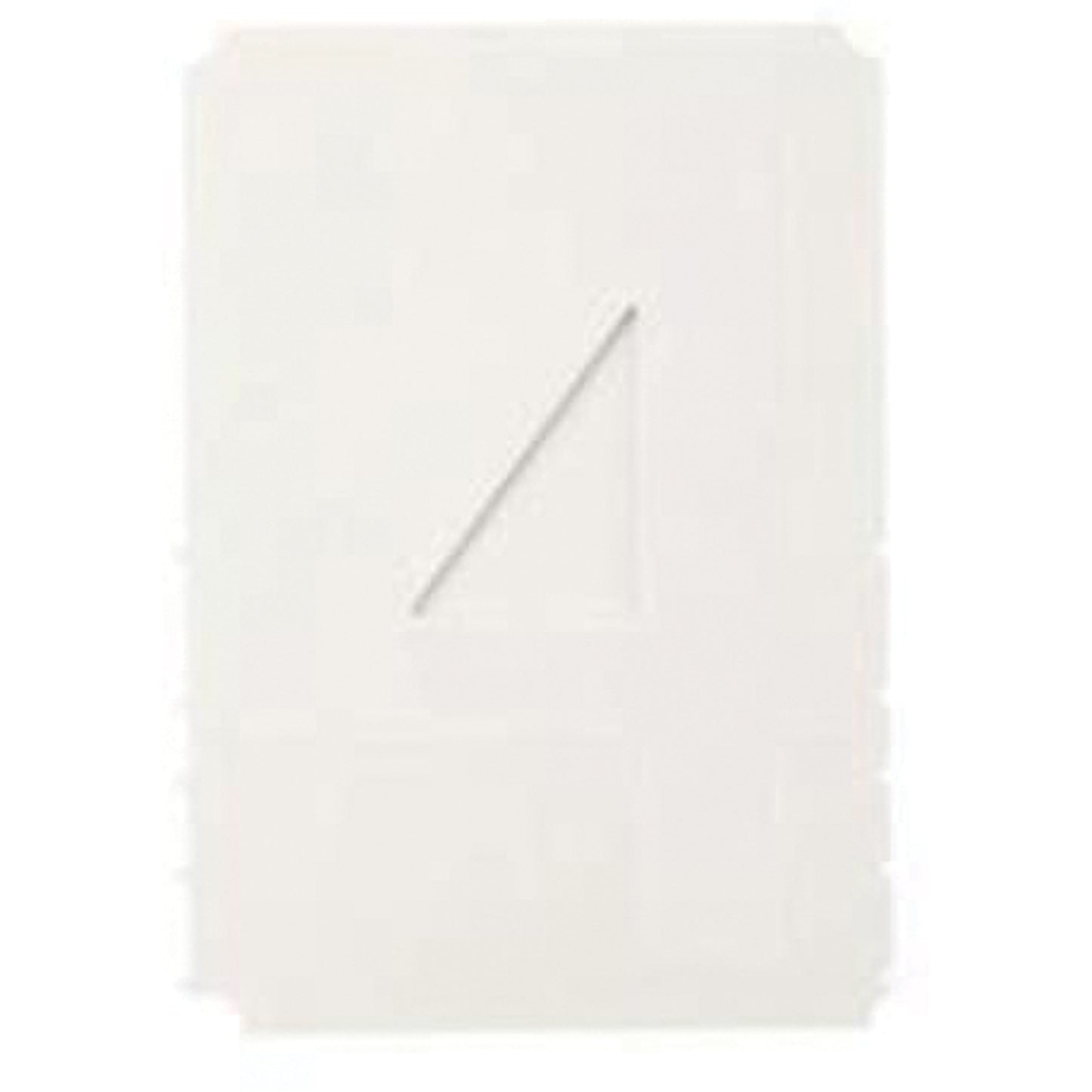 Brady Quick-Align® Individual Gothic Number and Letter Labels, 4, 6" H, White