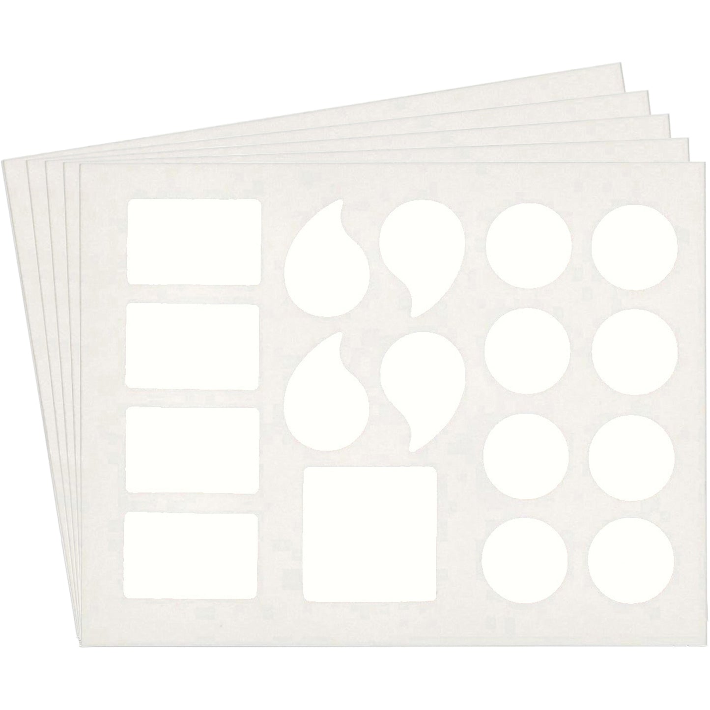 Brady Quick-Align® Individual Gothic Number & Letter Labels, Assorted Punctuation, 6" H, White