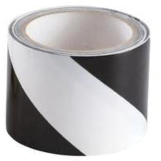 Brady Marking Tape, 3" x 54', Vinyl, Black and White