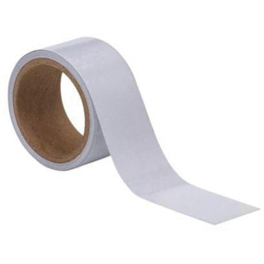 Brady Reflective Marking Tape, 2" x 15', Acrylic, White
