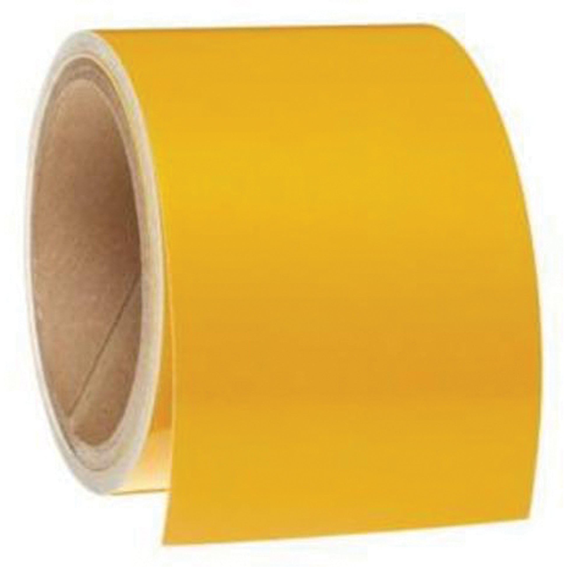 Brady Reflective Marking Tape, 3" x 15', Acrylic, Yellow