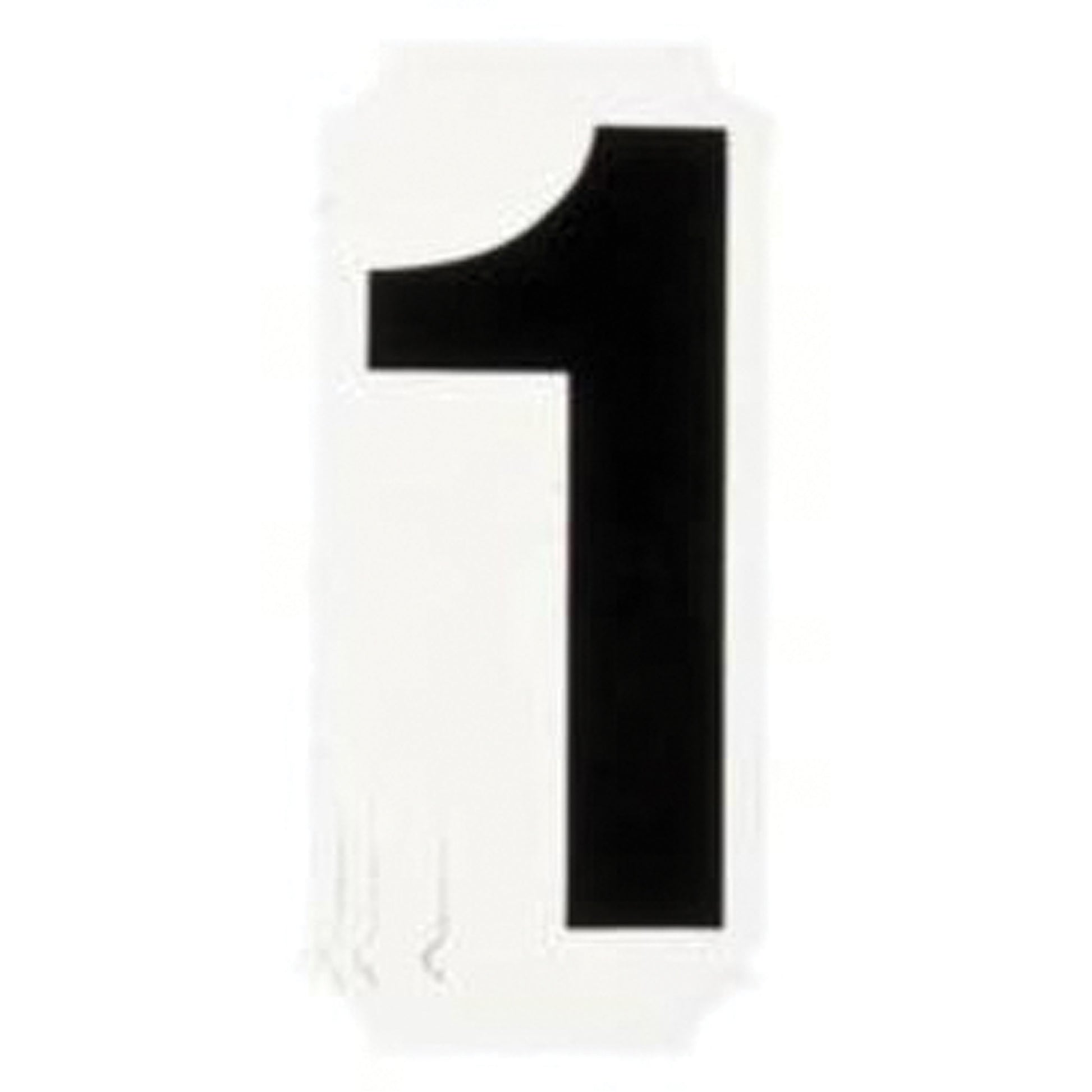 Brady Quick-Align® Individual Number and Letter Labels, 1, 1" H, Black