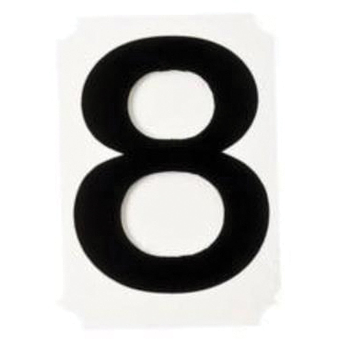 Brady Quick-Align® Individual Number and Letter Labels, 8, 1" H, Black