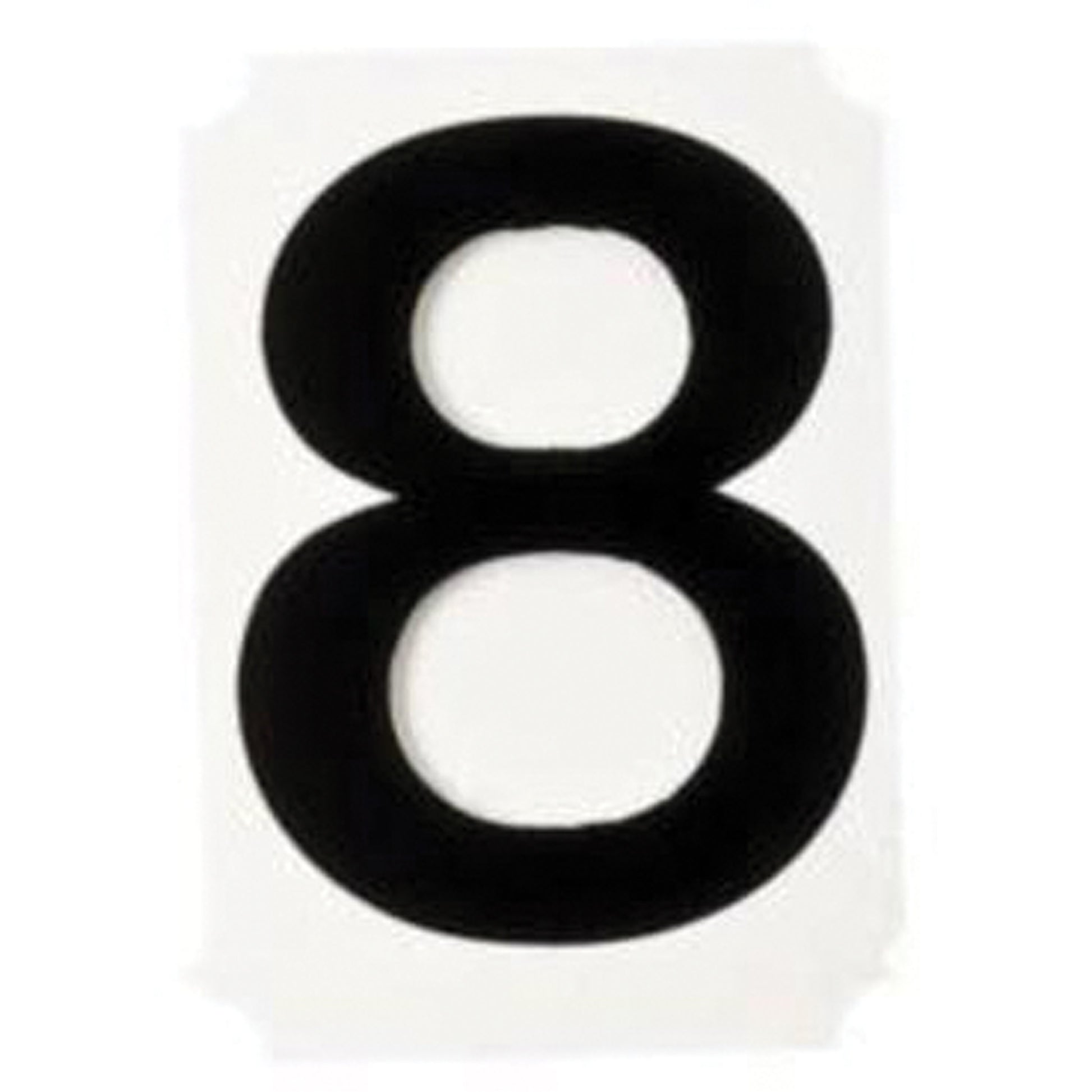 Brady Quick-Align® Individual Number and Letter Labels, 8, 1" H, Black