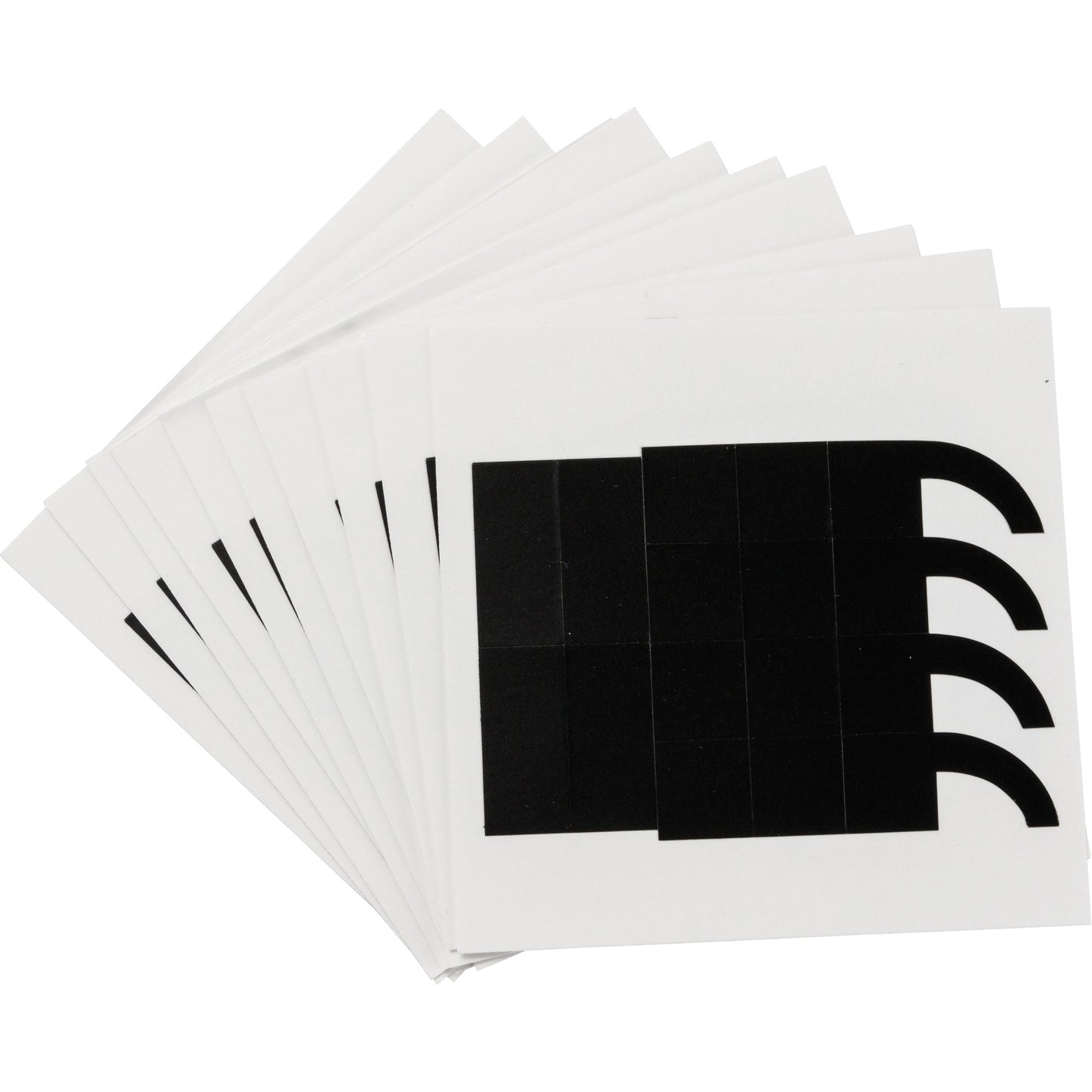Brady Quick-Align® Individual Number and Letter Labels, Assorted Punctuation, 4" H, Black