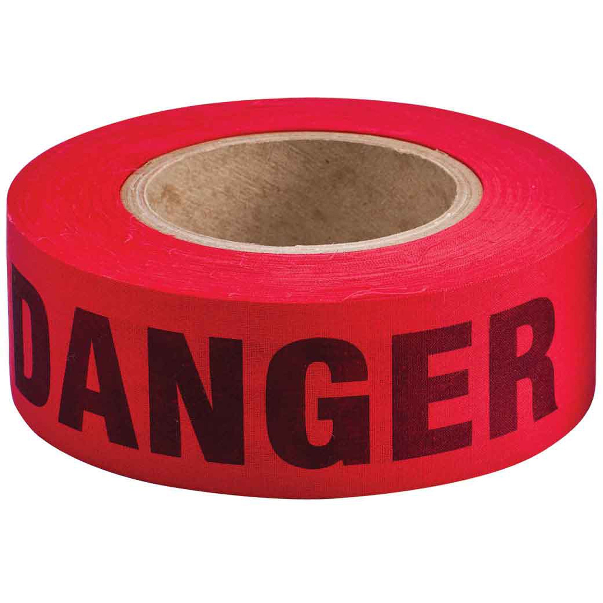 Brady Re-Pulpable Barricade Tape, Bilingual, 2" W x 135' L, 3 mils, Black on Red