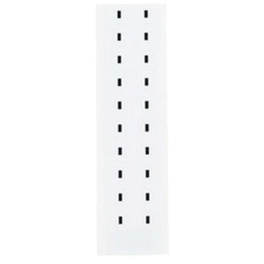 Brady Individual Number & Letter Labels, Dash (-), 5/8" H, Black on White