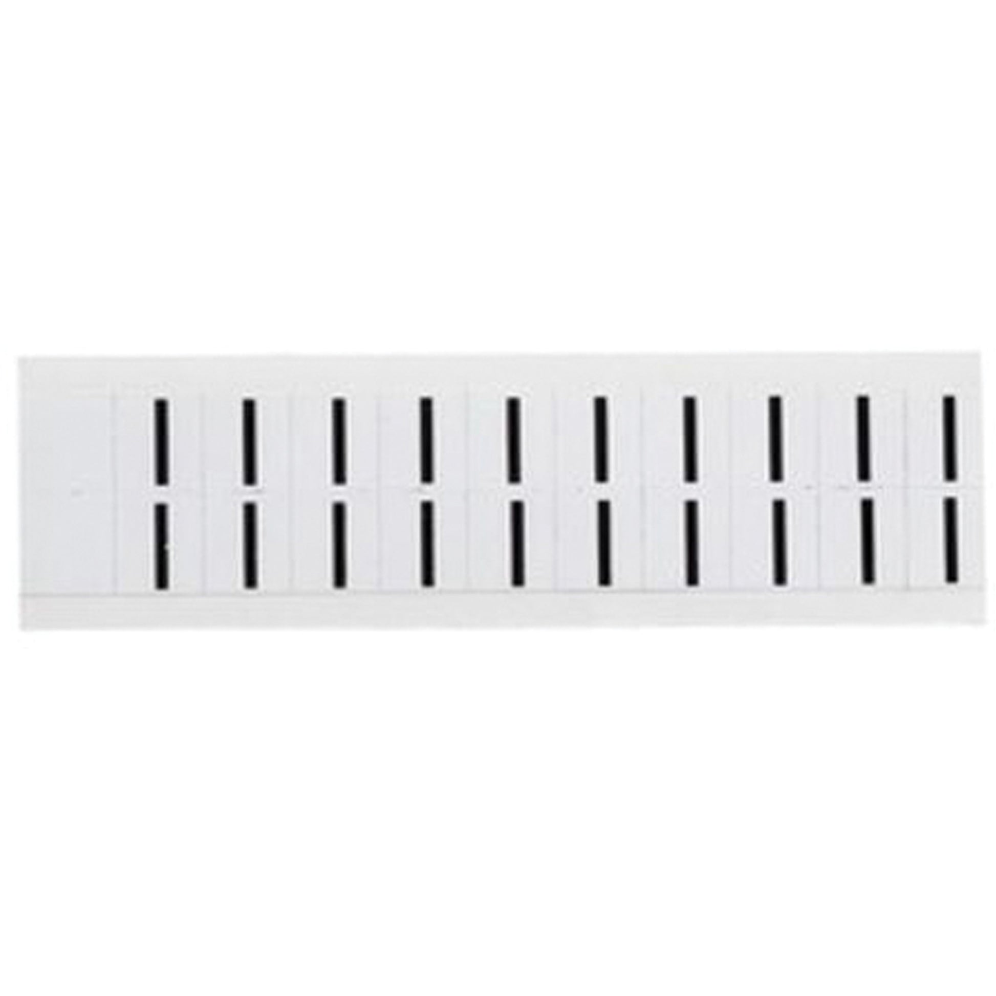 Brady Individual Number and Letter Labels, I, 5/8" H, Black on White