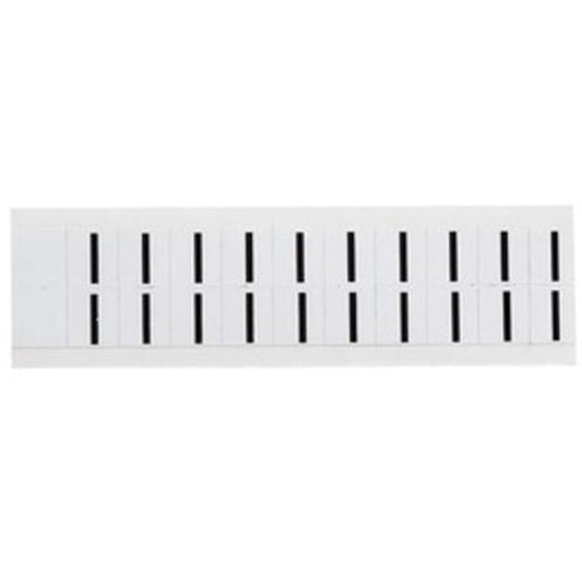 Brady Individual Number and Letter Labels, I, 5/8" H, Black on White