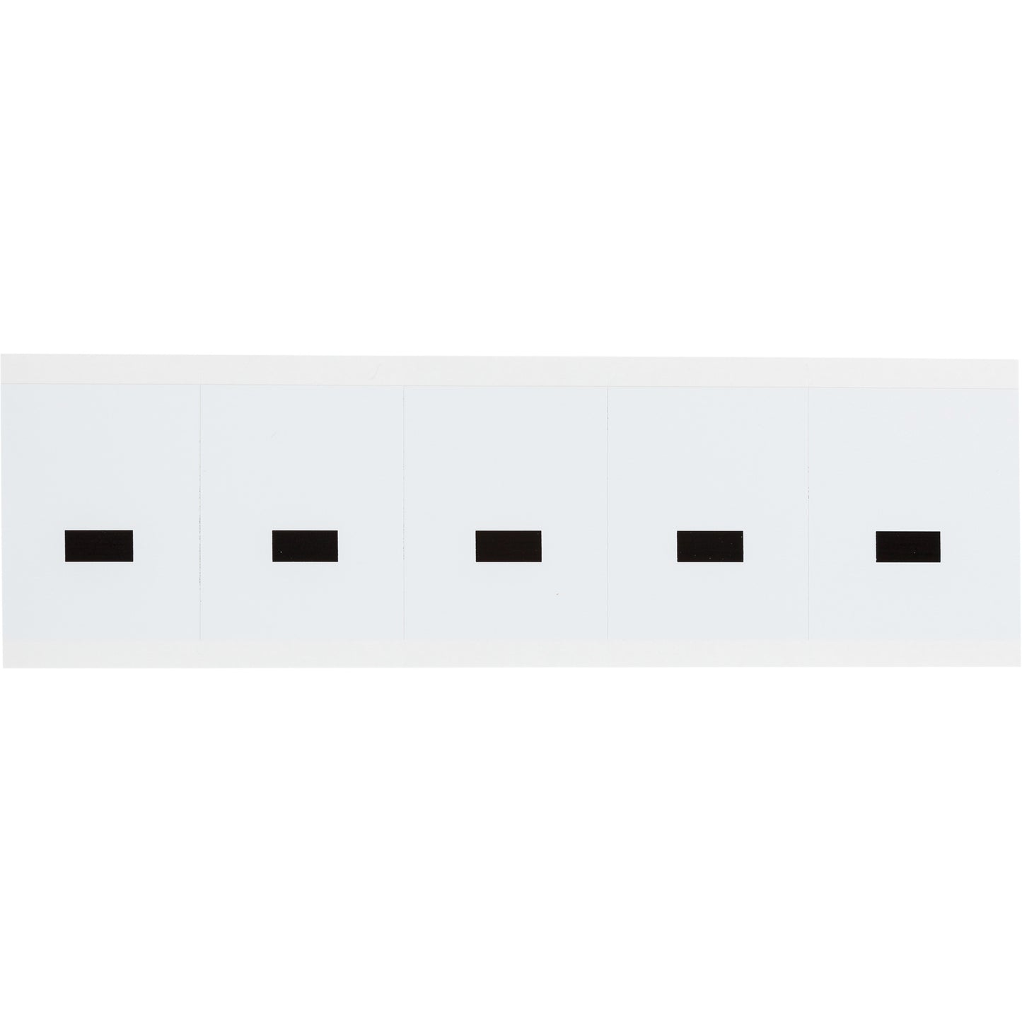 Brady Individual Number & Letter Labels, Dash (-), 2" H, Black on White