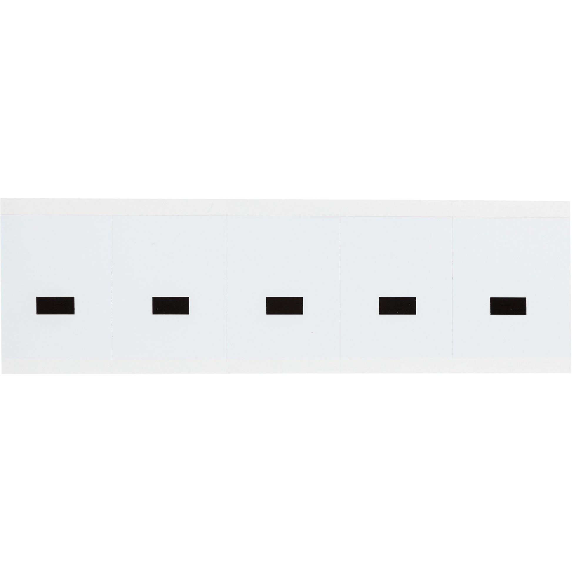 Brady Individual Number & Letter Labels, Dash (-), 2" H, Black on White