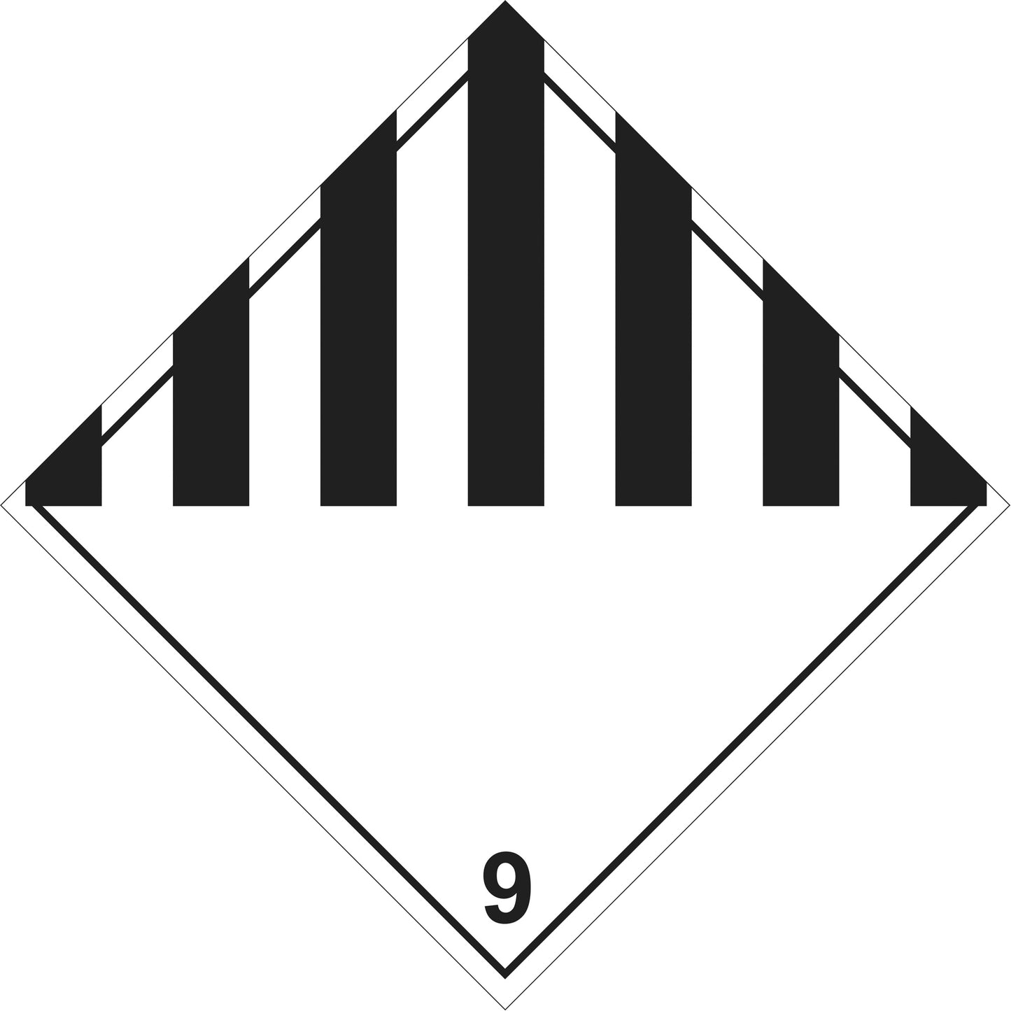Brady Quick-Align® Individual Gothic Number & Letter Labels, Z, 4" H, Black