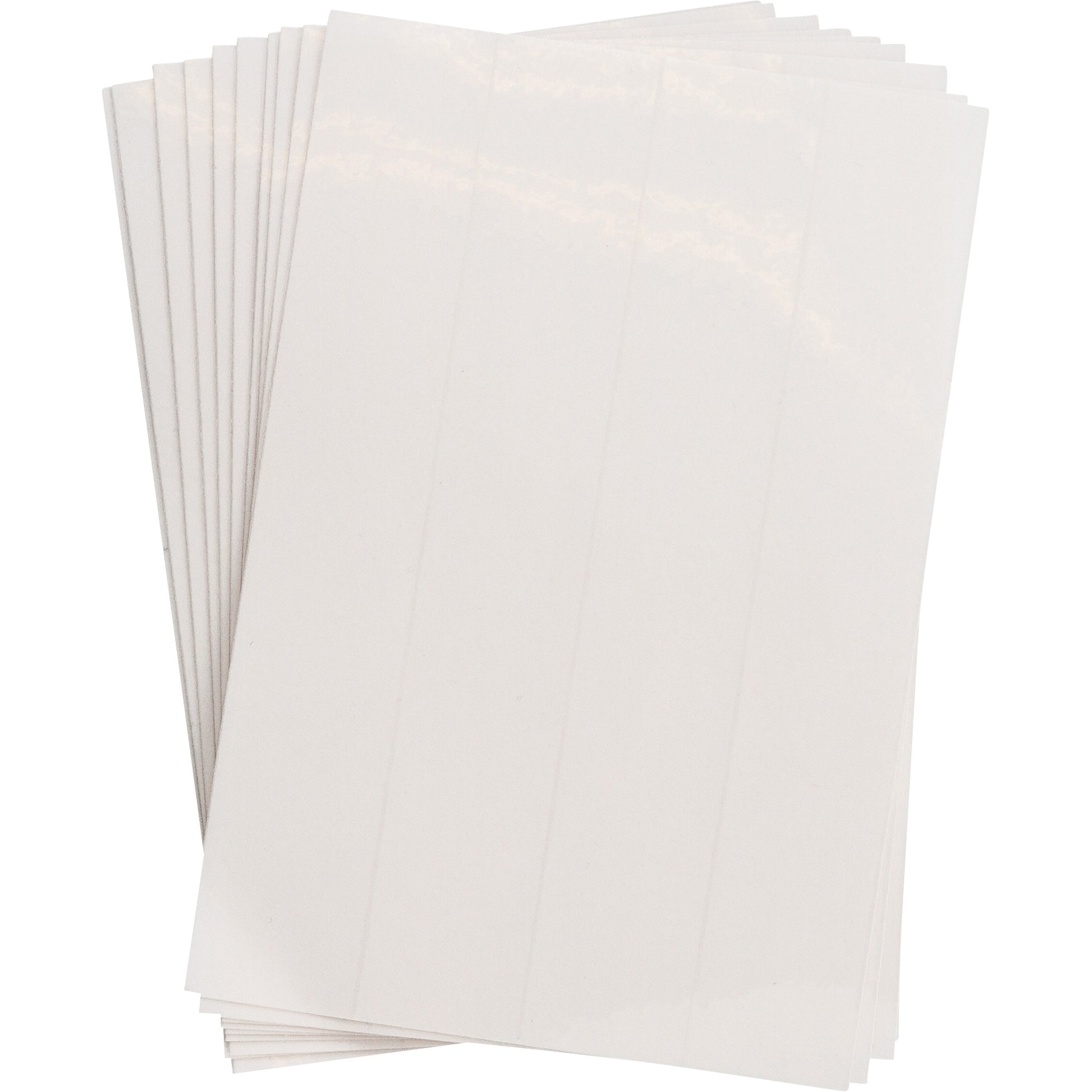 Brady Lock Label Overlaminate, Polyester, 6" W x 1" H, Blank