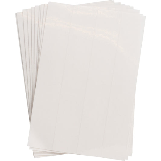 Brady Lock Label Overlaminate, Polyester, 6" W x 1" H, Blank