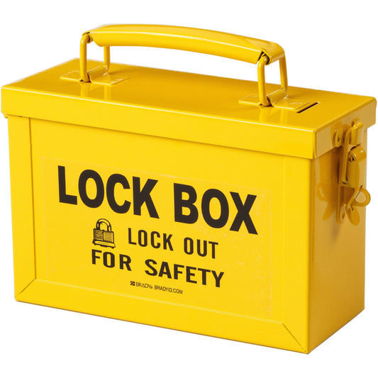 Brady Group Lock Box, Yellow