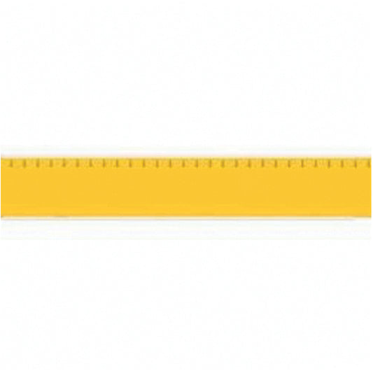 Brady Blank Pipe Markers, Self-Adhesive, 1/2" H x 2-1/4" W, Yellow