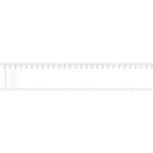 Brady Blank Pipe Markers, Self-Adhesive, 1/2" H x 2-1/4" W, White
