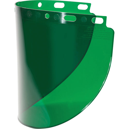 Honeywell Fibre-Metal® Wideview Faceshield Visor, Propionate, Green Tint