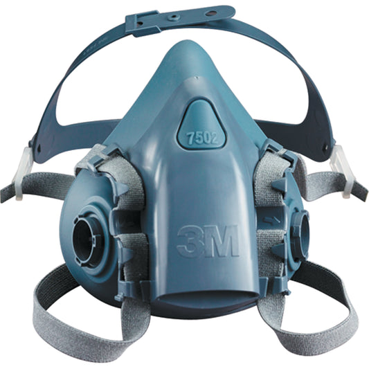 3M 7500 Series Reusable Half Facepiece Respirator, Silicone, Large
