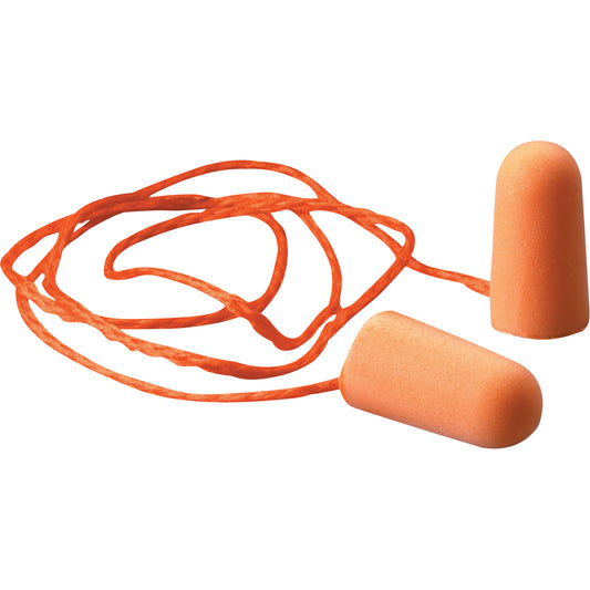 3M E-A-R™ Foam Earplugs, Pair - Polybag, Corded