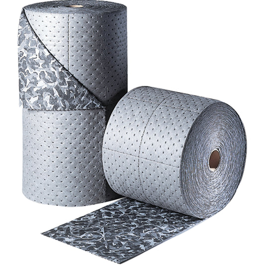 SPC BattleMat® Absorbent Rolls, Heavyweight, 150' L x 30" W, 52 gal. Absorbancy
