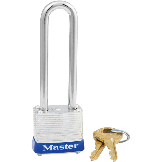 Master Lock Commercial Lock, Keyed Alike, Laminated Steel, 1-1/8" Width