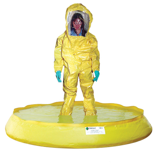 Enpac HazMat Pool™ With Drain, 74" dia., 100 US gal. Capacity