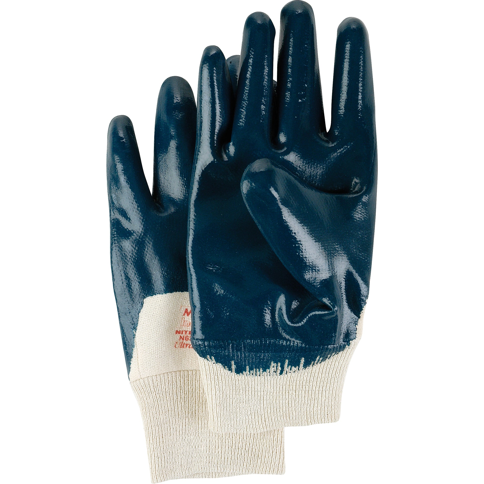 Ansell Nitrotough N630 Gloves, 10/X-Large, Nitrile Coating, Jersey Shell
