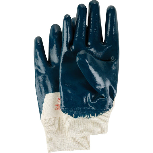 Ansell Nitrotough N630 Gloves, 10/X-Large, Nitrile Coating, Jersey Shell