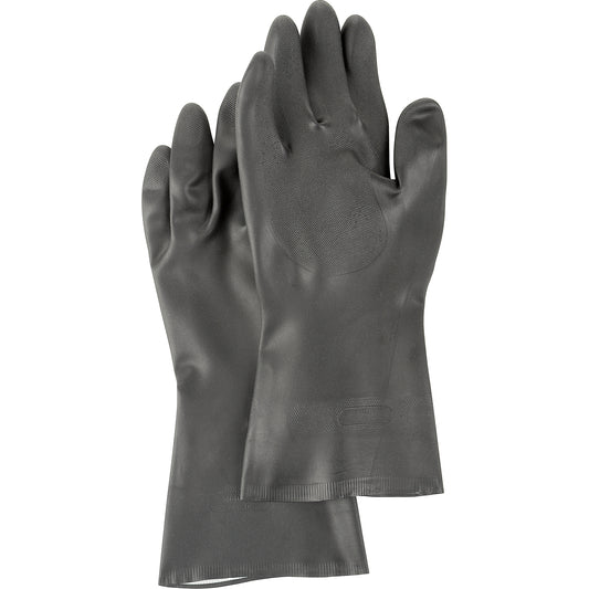 Showa Chloroflex® Gloves, Size X-Large/10, 12" L, Neoprene, Flock-Lined Inner Lining, 24-mil