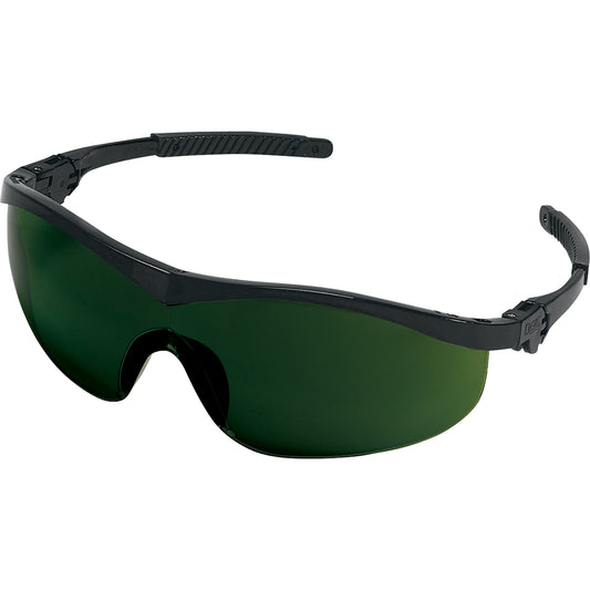 Crews Storm® Safety Glasses, 5.0 Lens, Anti-Scratch, ANSI Z87+