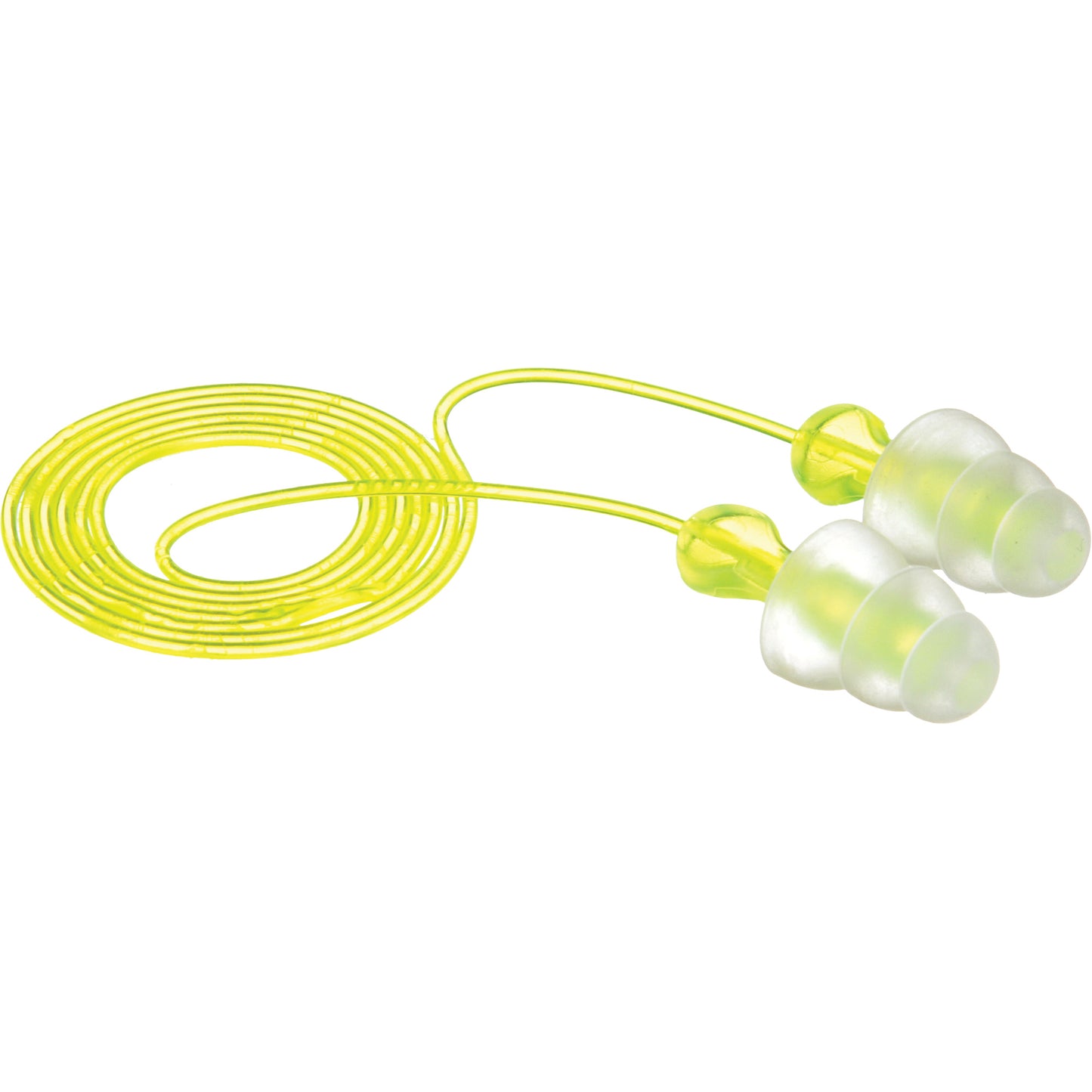 3M E-A-R™ Tri-Flange Reusable Earplugs, Corded, Bulk - Polybag, 26 dB NRR, One-Size