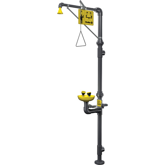 Bradley Corrosion-Resistant Emergency Shower & Eye/Face Wash Station