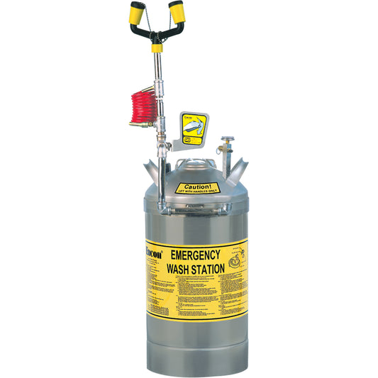 Encon Self-Contained Eyewash Station, Pressurized, 13 gal. Capacity, Meets ANSI Z358.1