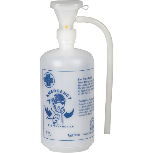  Eyewash Bottle With Eye Cup, Empty Bottle, 32 oz.