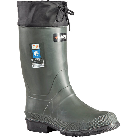 Baffin Technology Hunter Boots, Thermoplastic Rubber, Steel Toe, Size 10